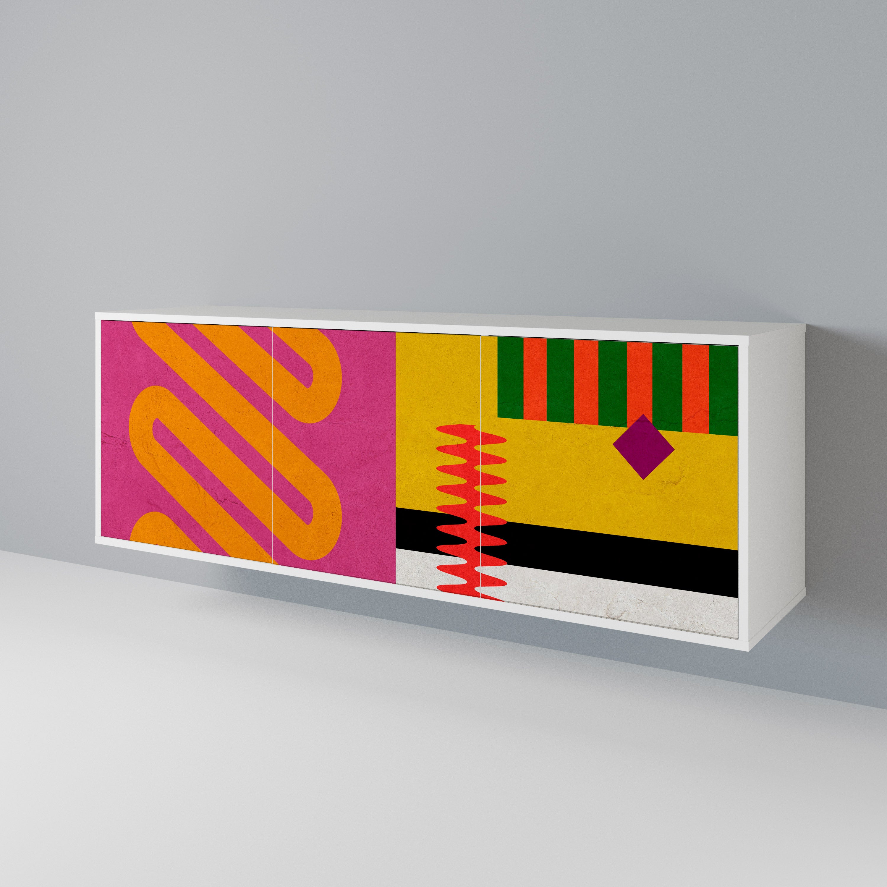 VIVID ART Třídveřová komoda