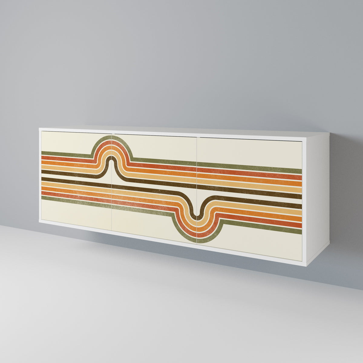 EXCEPTIONAL STREAM Třídveřová komoda