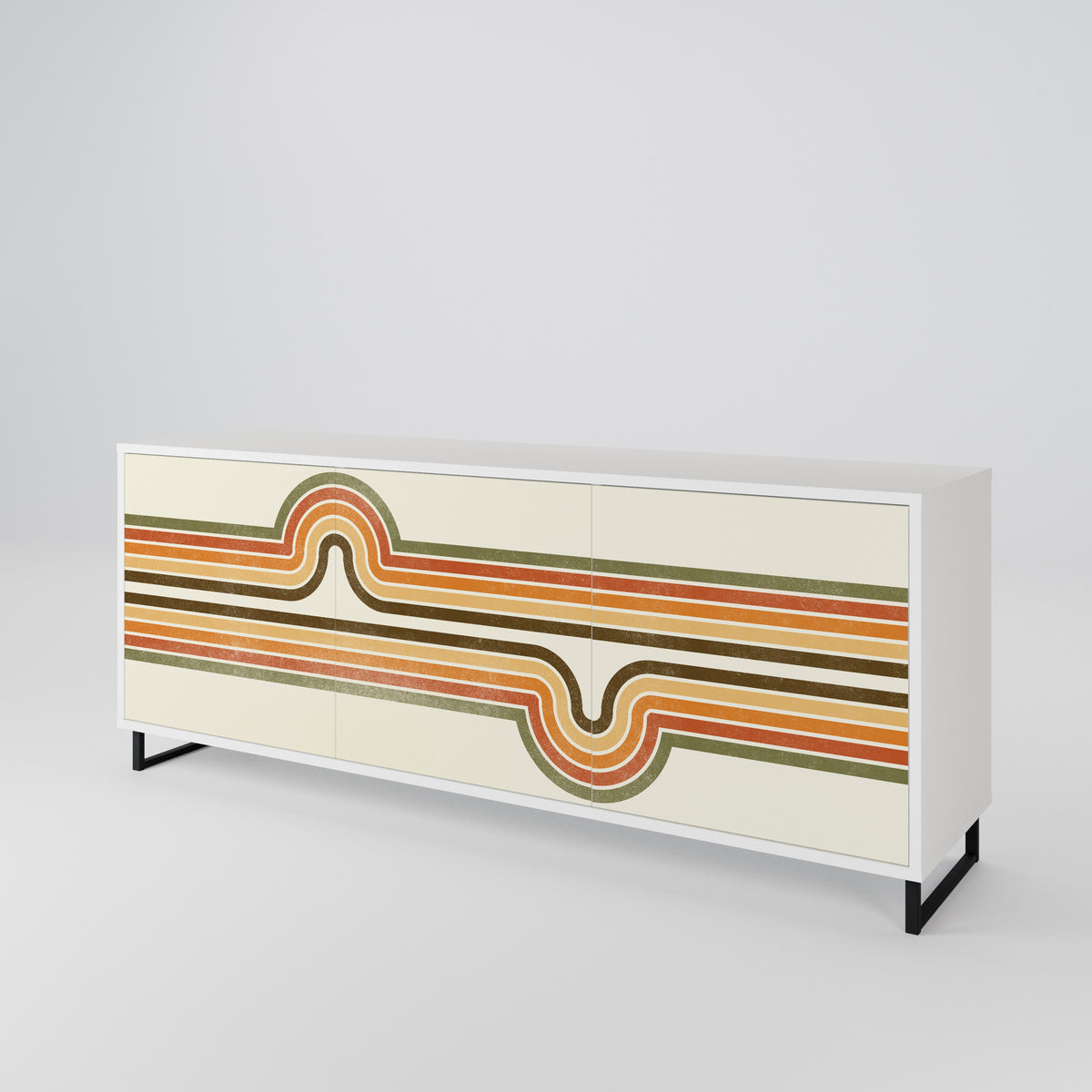 EXCEPTIONAL STREAM Třídveřová komoda