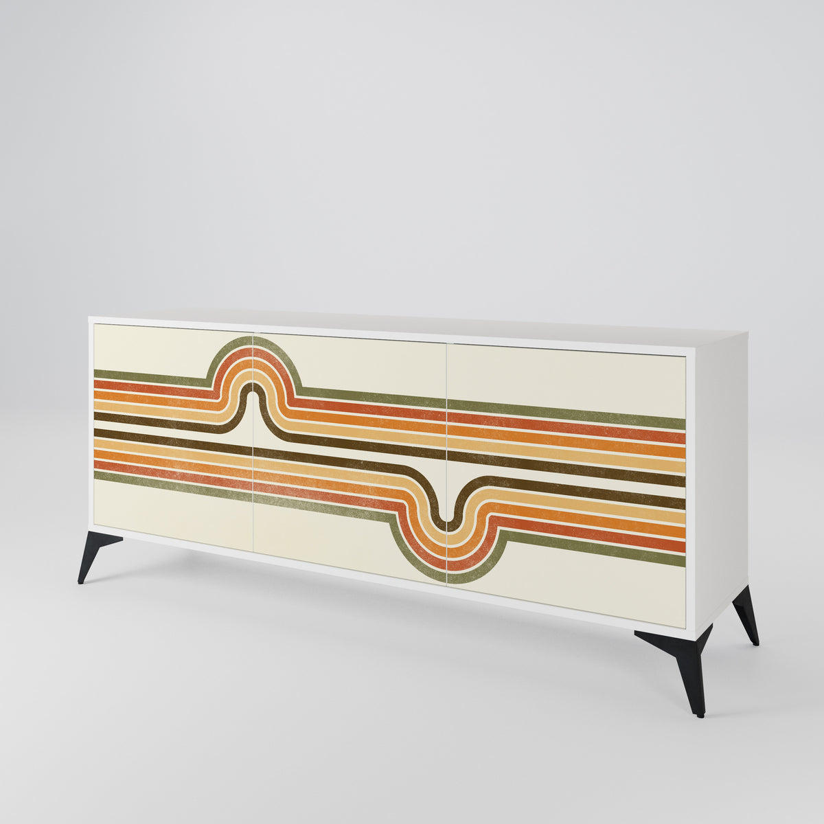 EXCEPTIONAL STREAM Třídveřová komoda