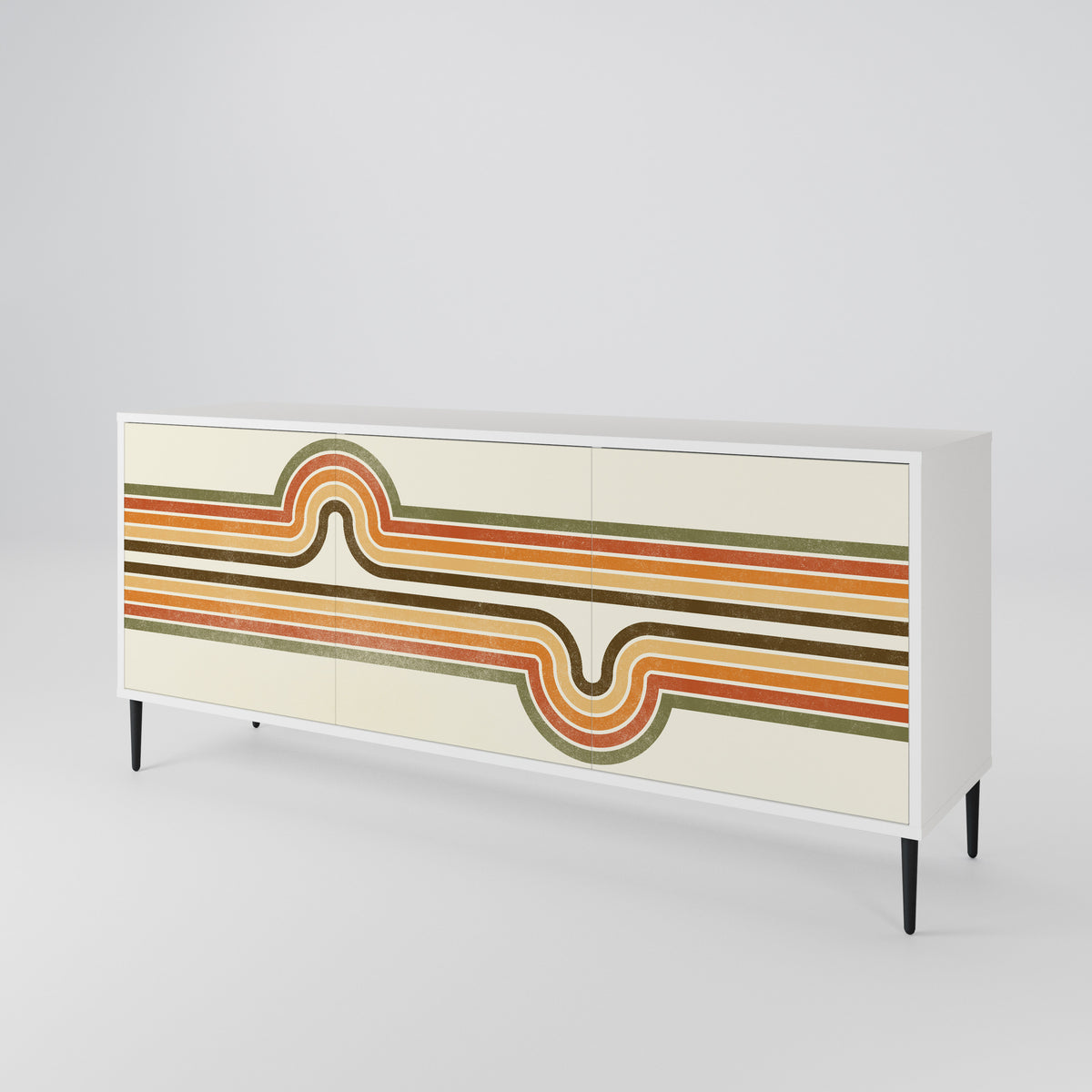 EXCEPTIONAL STREAM Třídveřová komoda