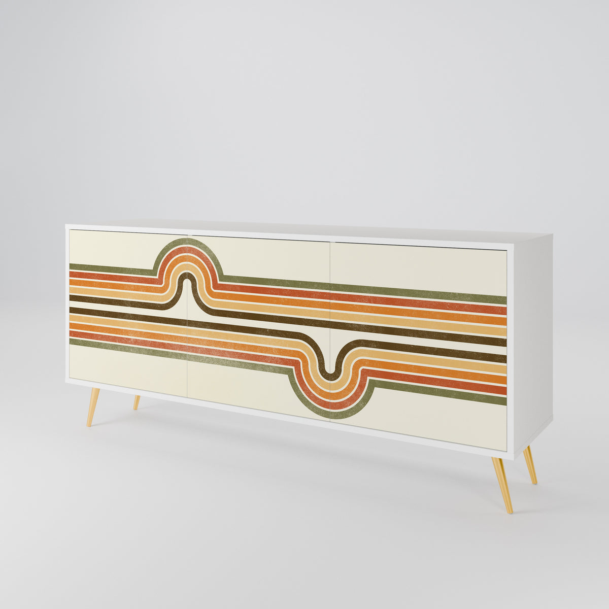 EXCEPTIONAL STREAM Třídveřová komoda