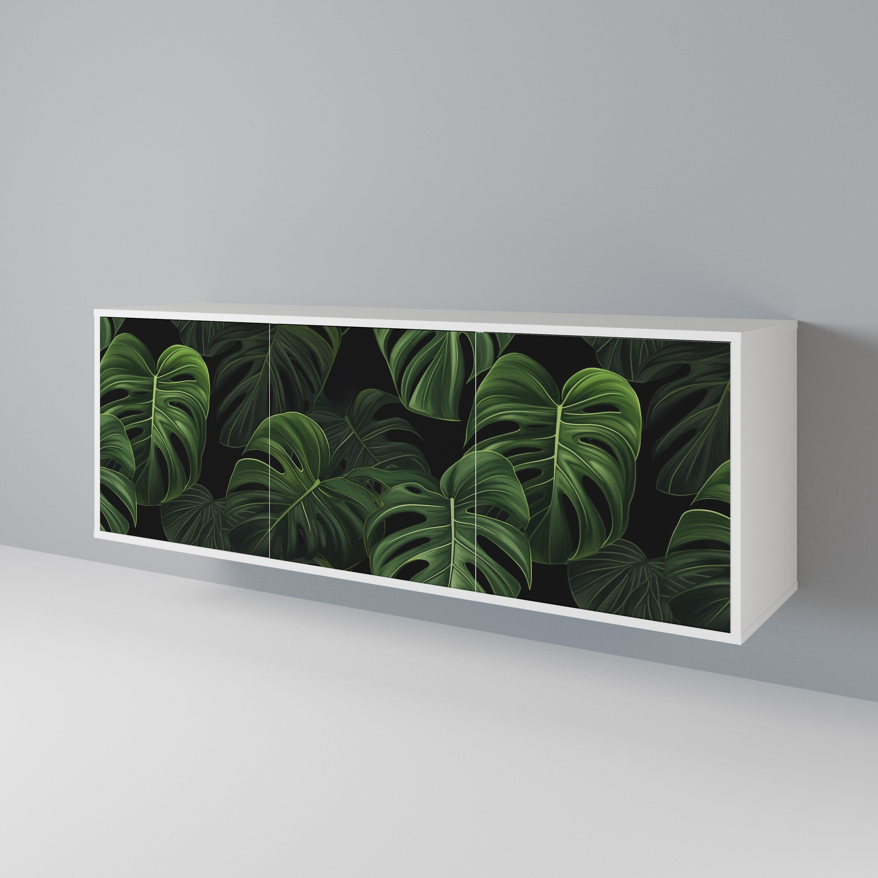 INFINITE MONSTERA Třídveřová komoda
