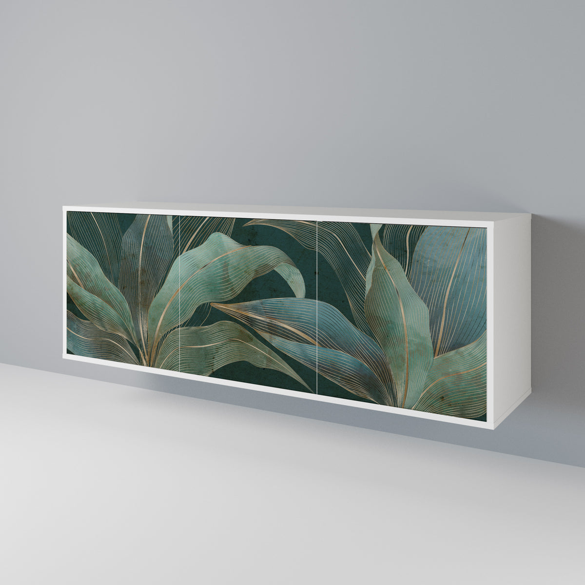 ROYAL GREEN Třídveřová komoda