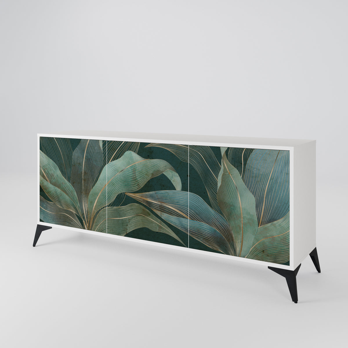 ROYAL GREEN Třídveřová komoda