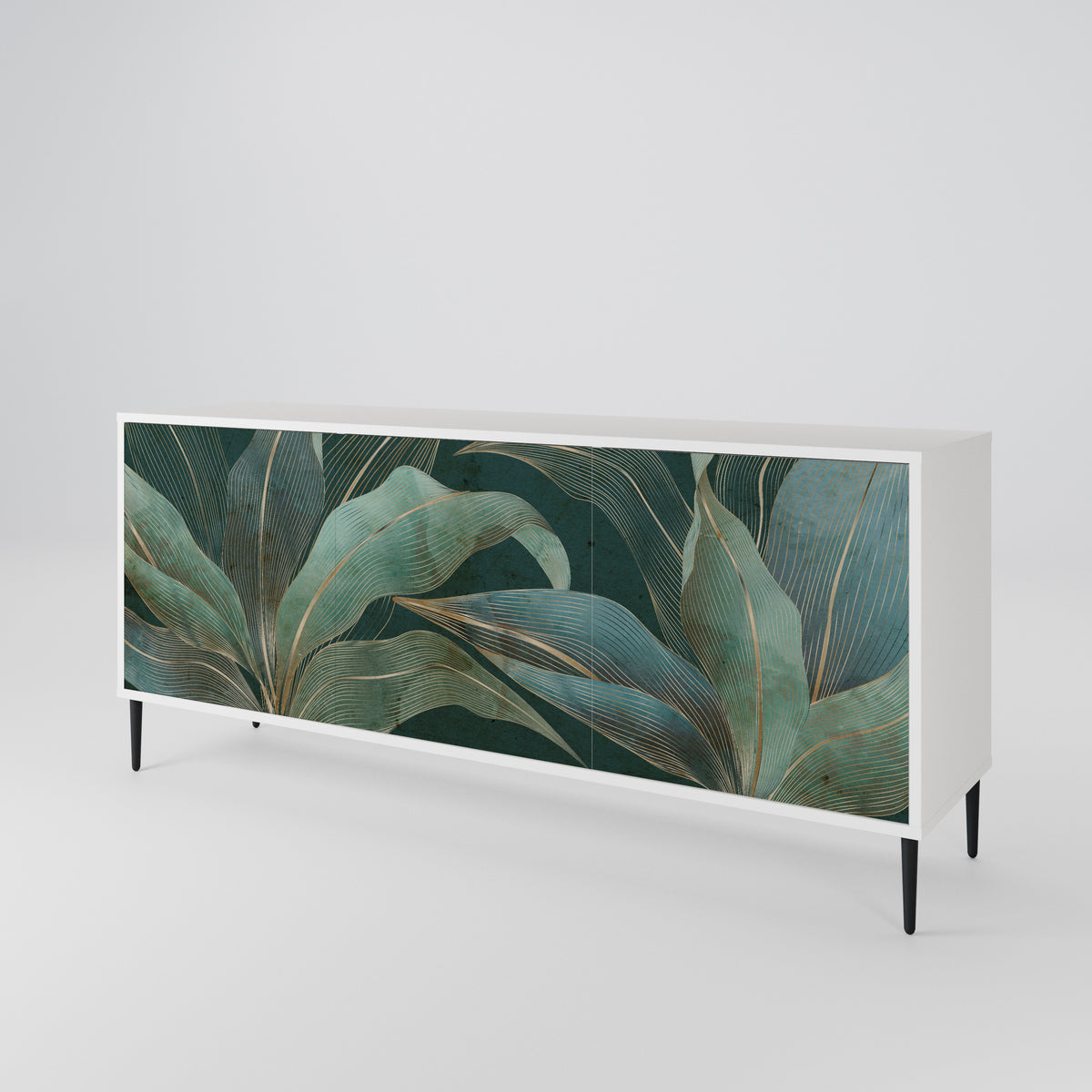 ROYAL GREEN Třídveřová komoda