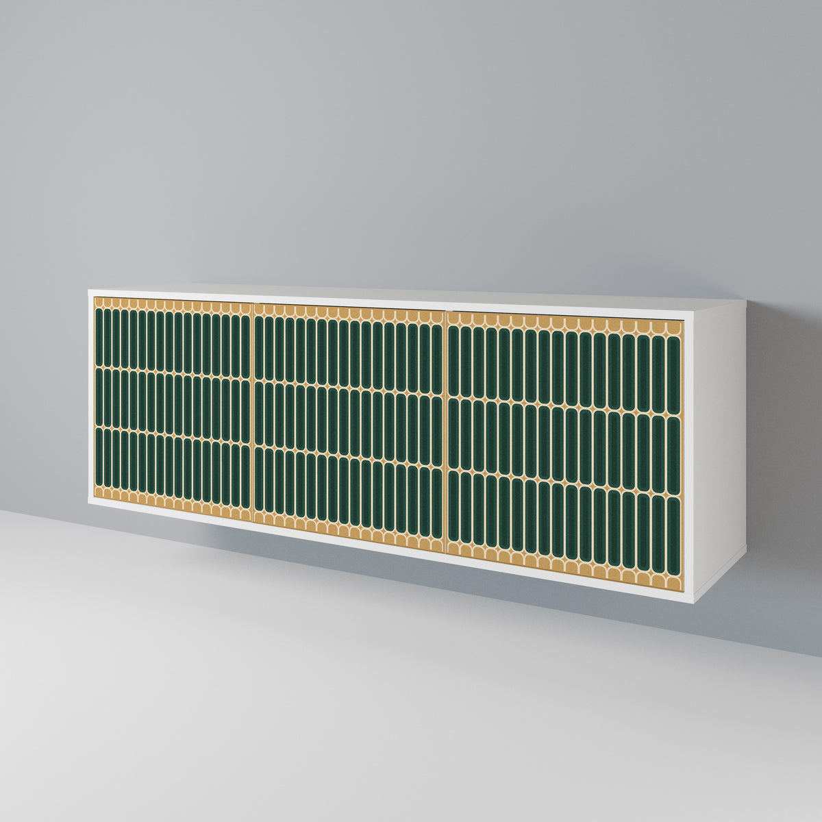 ILUSION GATE Třídveřová komoda