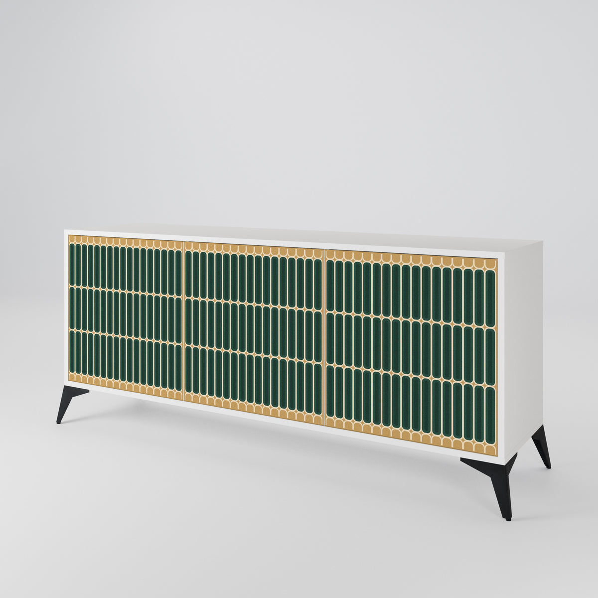 ILUSION GATE Třídveřová komoda