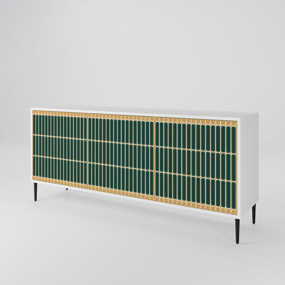 ILUSION GATE Třídveřová komoda