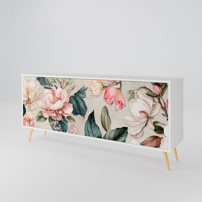 FLORAL GRACE Třídveřová komoda
