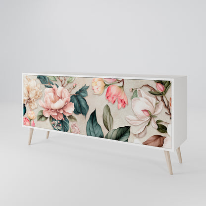 FLORAL GRACE Třídveřová komoda