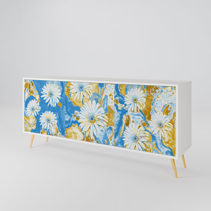 DAISY LUXE Třídveřová komoda