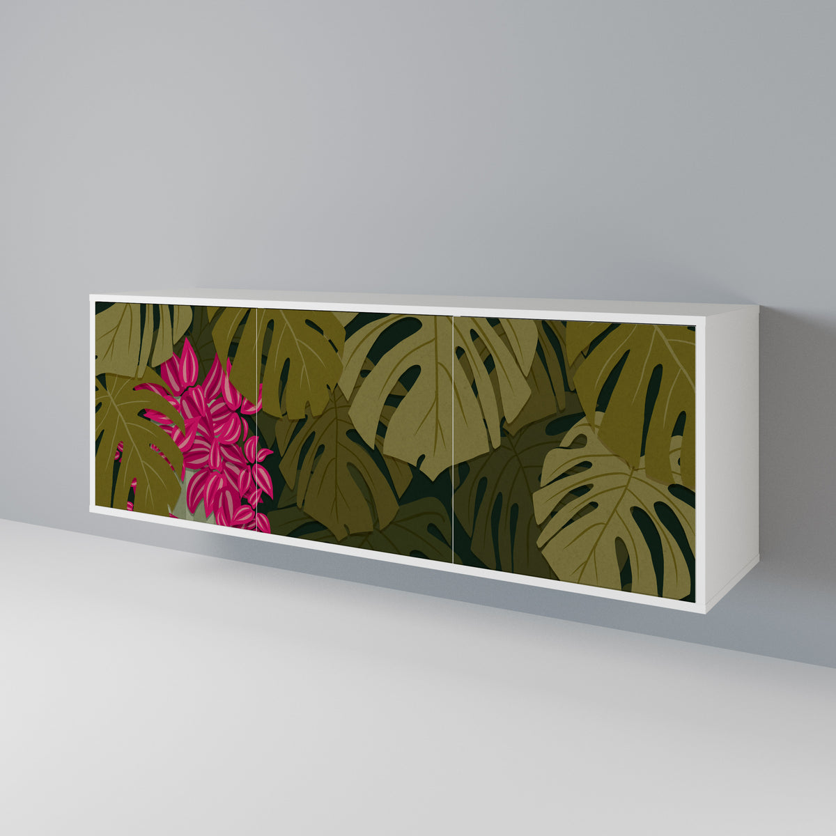 TROPICAL BEAUTY Třídveřová komoda