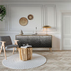 TESSELATED GRAYISH 3-Door Sideboard