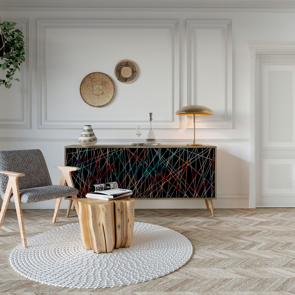 LUMINOUS SNARE Třídveřová komoda