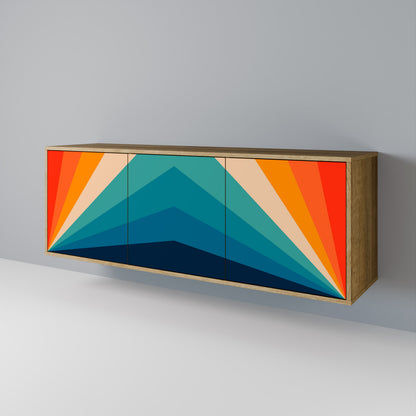PRISM CONCUSSION Třídveřová komoda