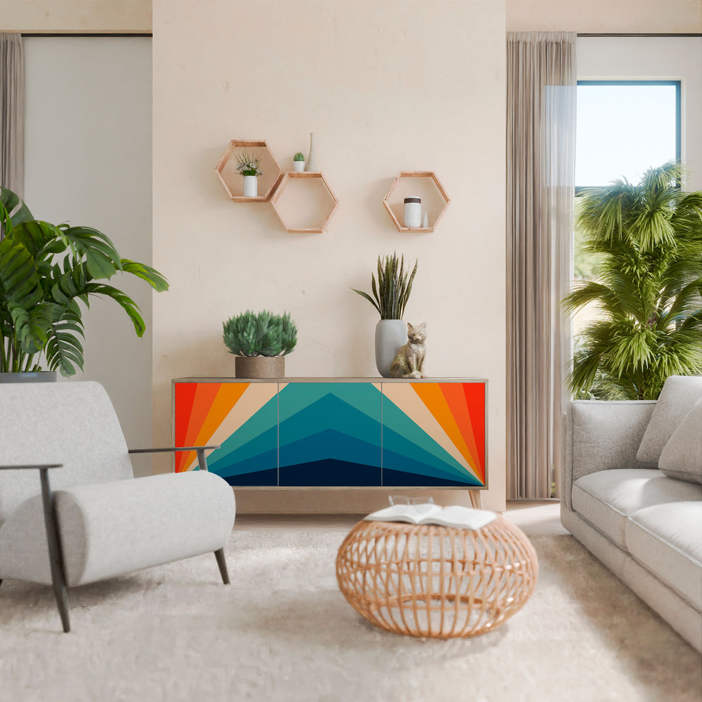 PRISM CONCUSSION Třídveřová komoda