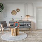 SPECTRA SHOWCASE Třídveřová komoda