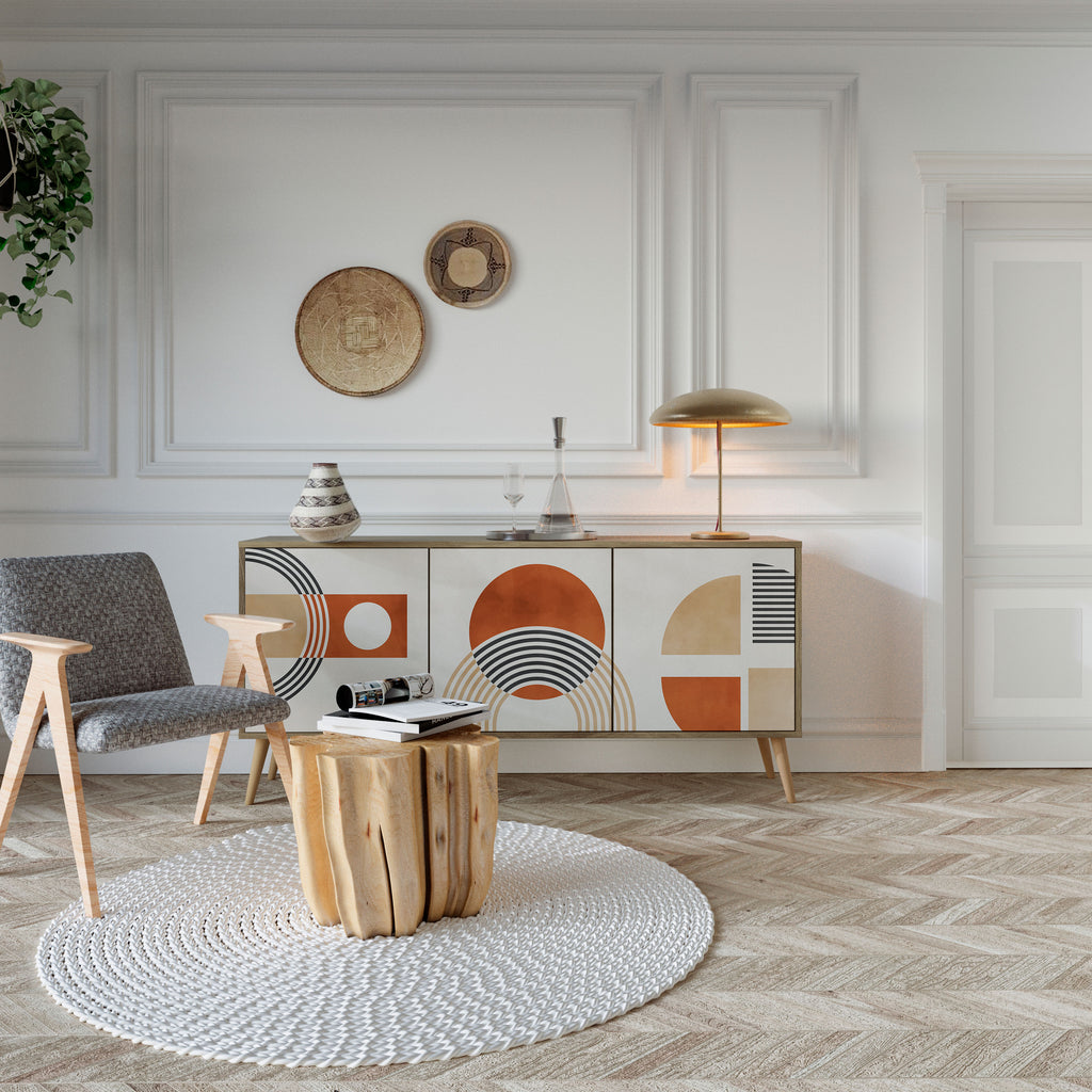 SPACE AROUND Třídveřová komoda