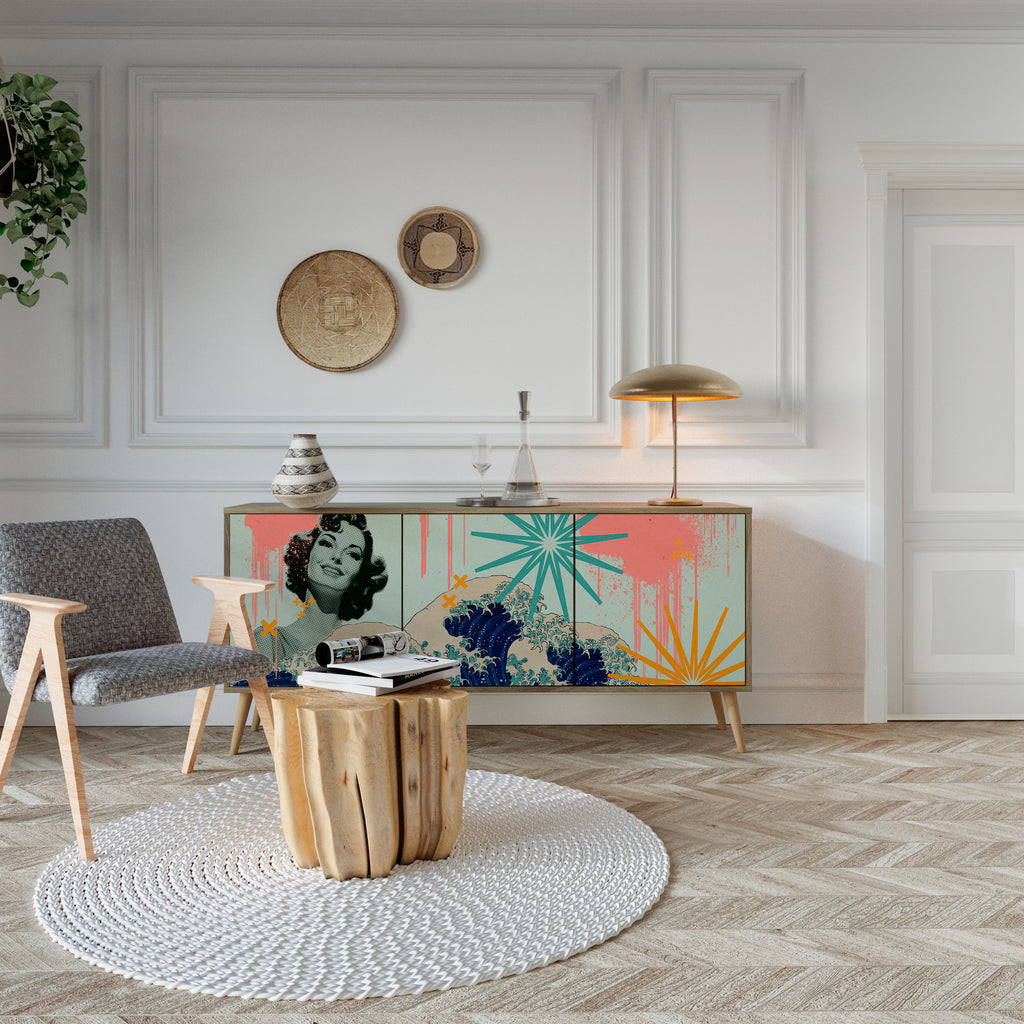 KANAGAWA BEAUTY Třídveřová komoda