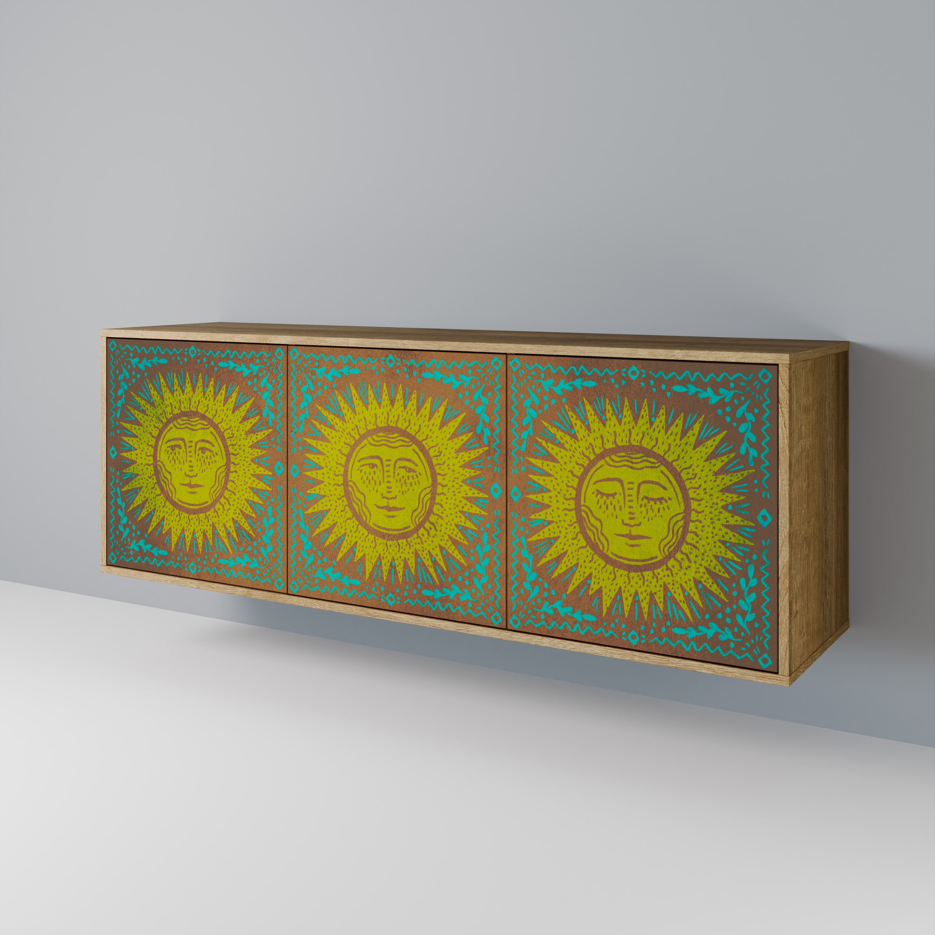 SUNSHINE EULOGY 3-Door Sideboard