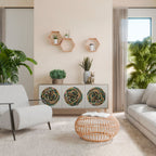 GREEN CIRCLES Třídveřová komoda