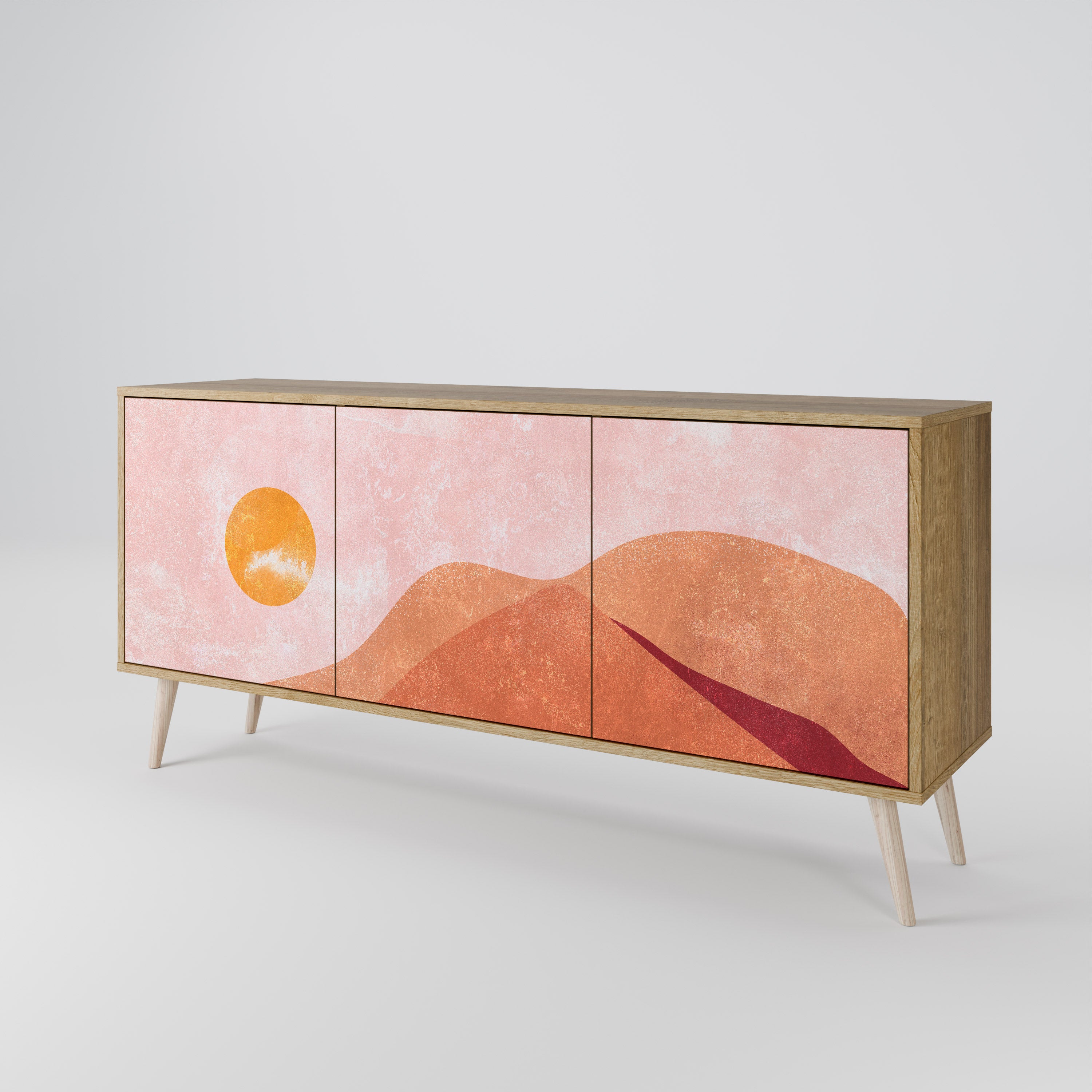 LUMINOUS SUNLIGHT 3-Door Sideboard