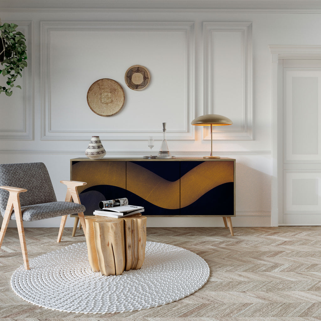 HOLLOW TIME Třídveřová komoda