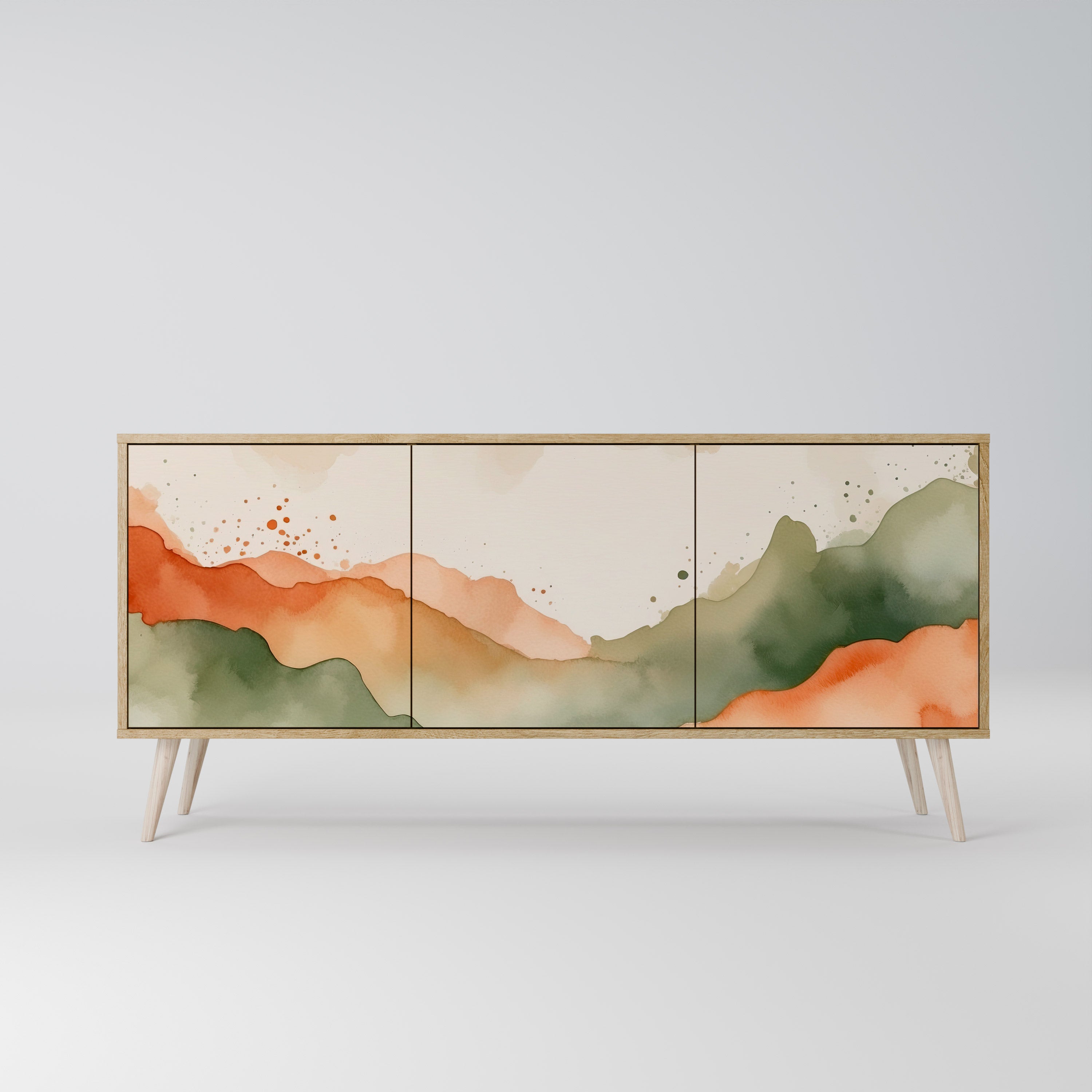 WATERCOLOUR PEAKS 3-Door Sideboard