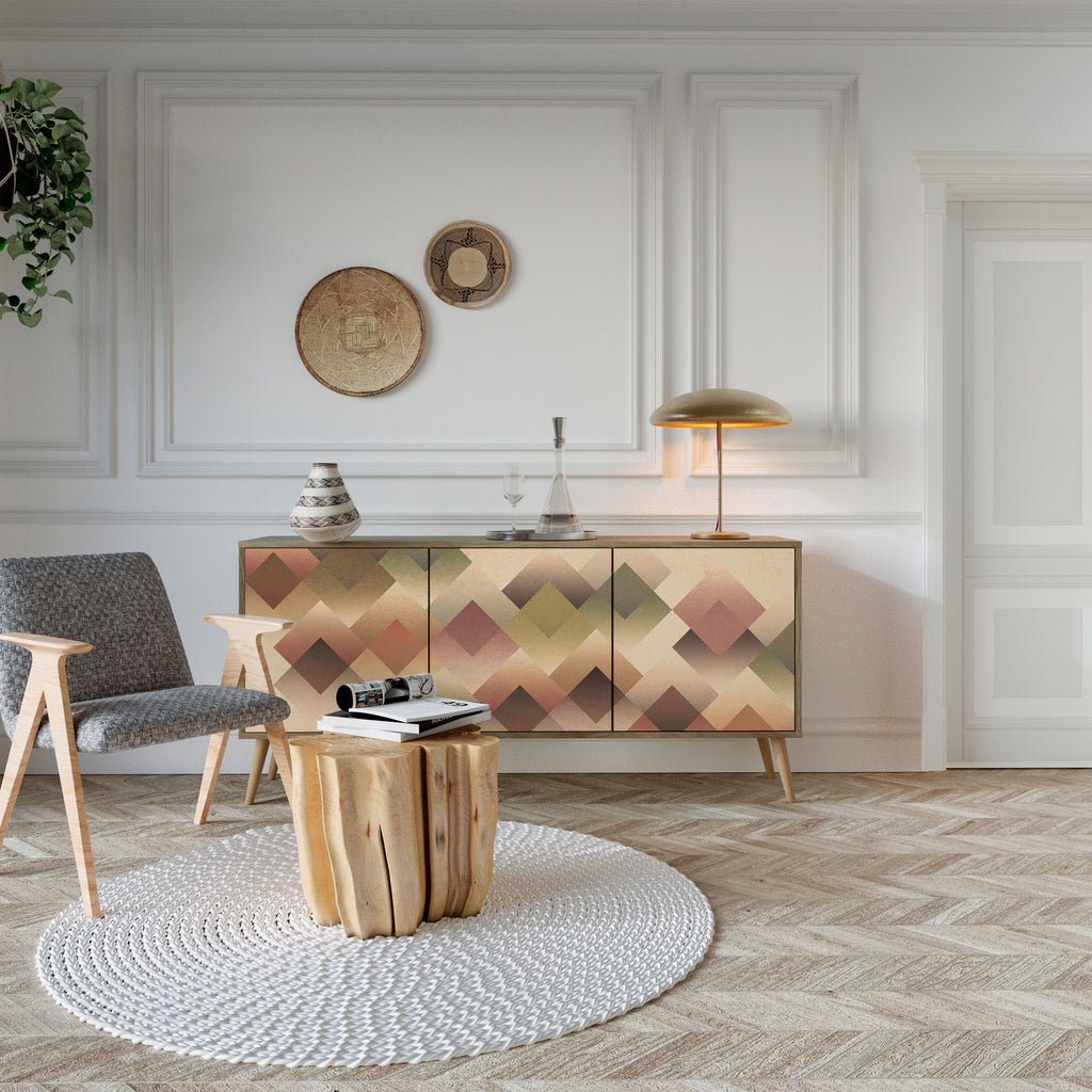 GEOMETRIC FUSION 3-Door Sideboard