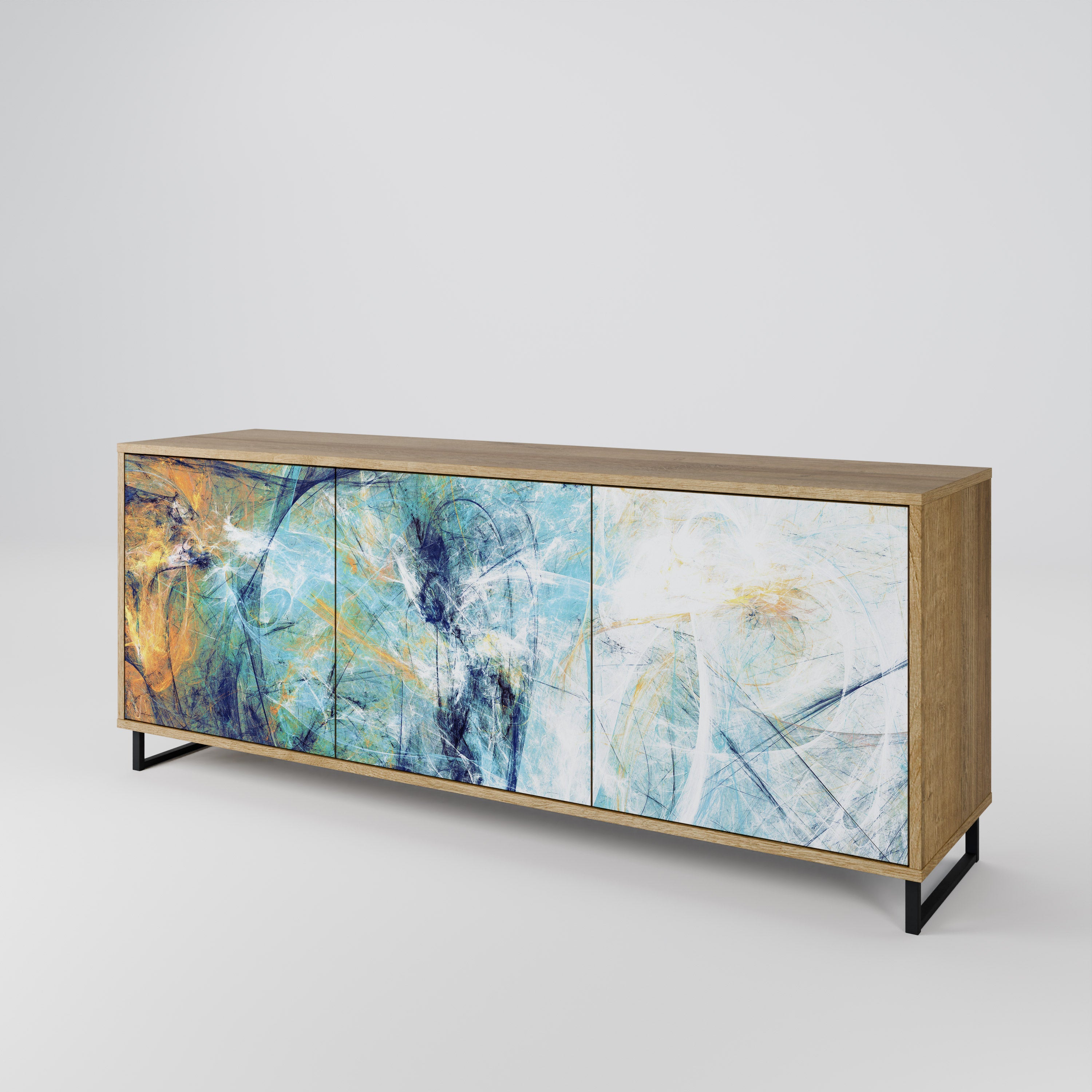 ABSTRACT THOUGHTS 3-Door Sideboard