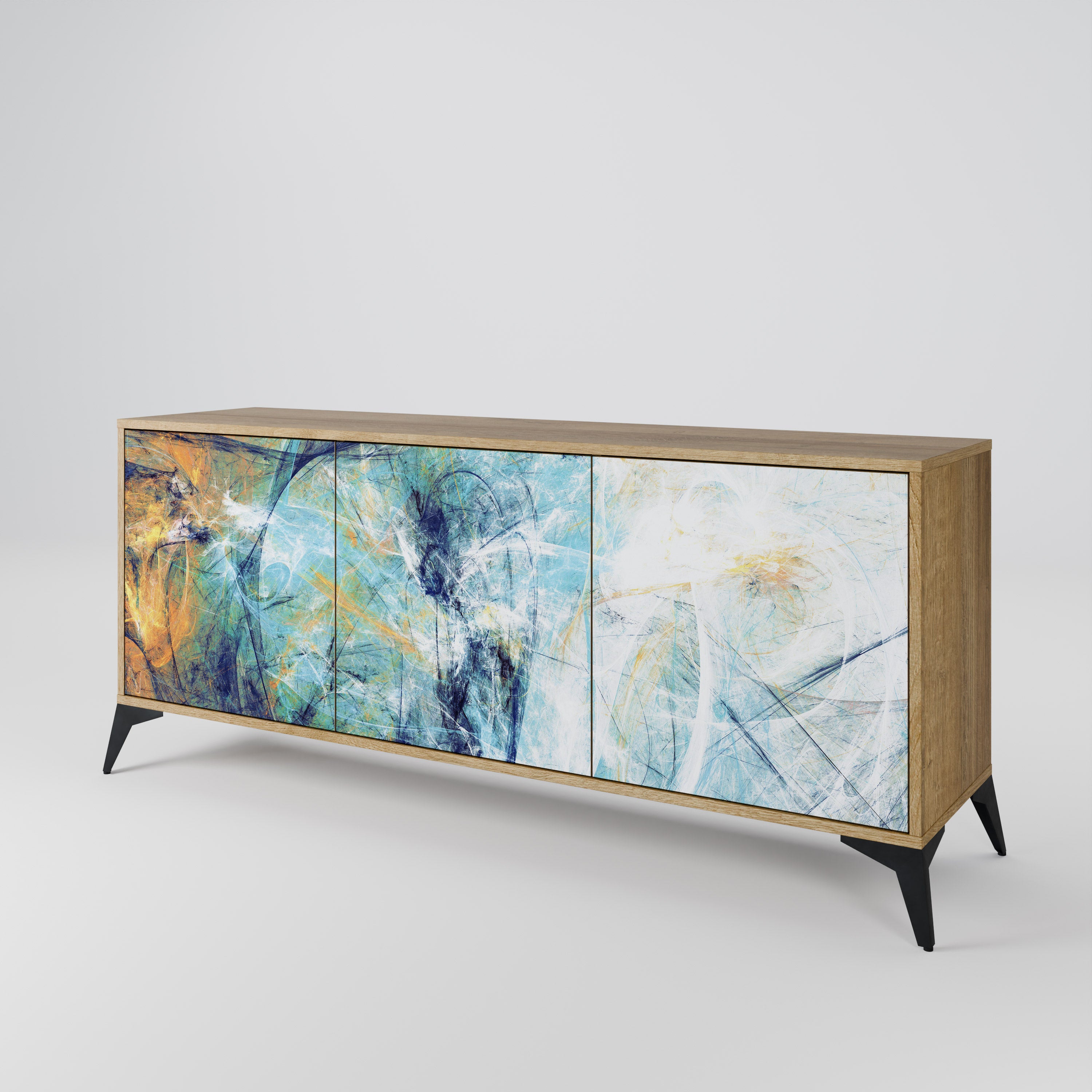 ABSTRACT THOUGHTS 3-Door Sideboard