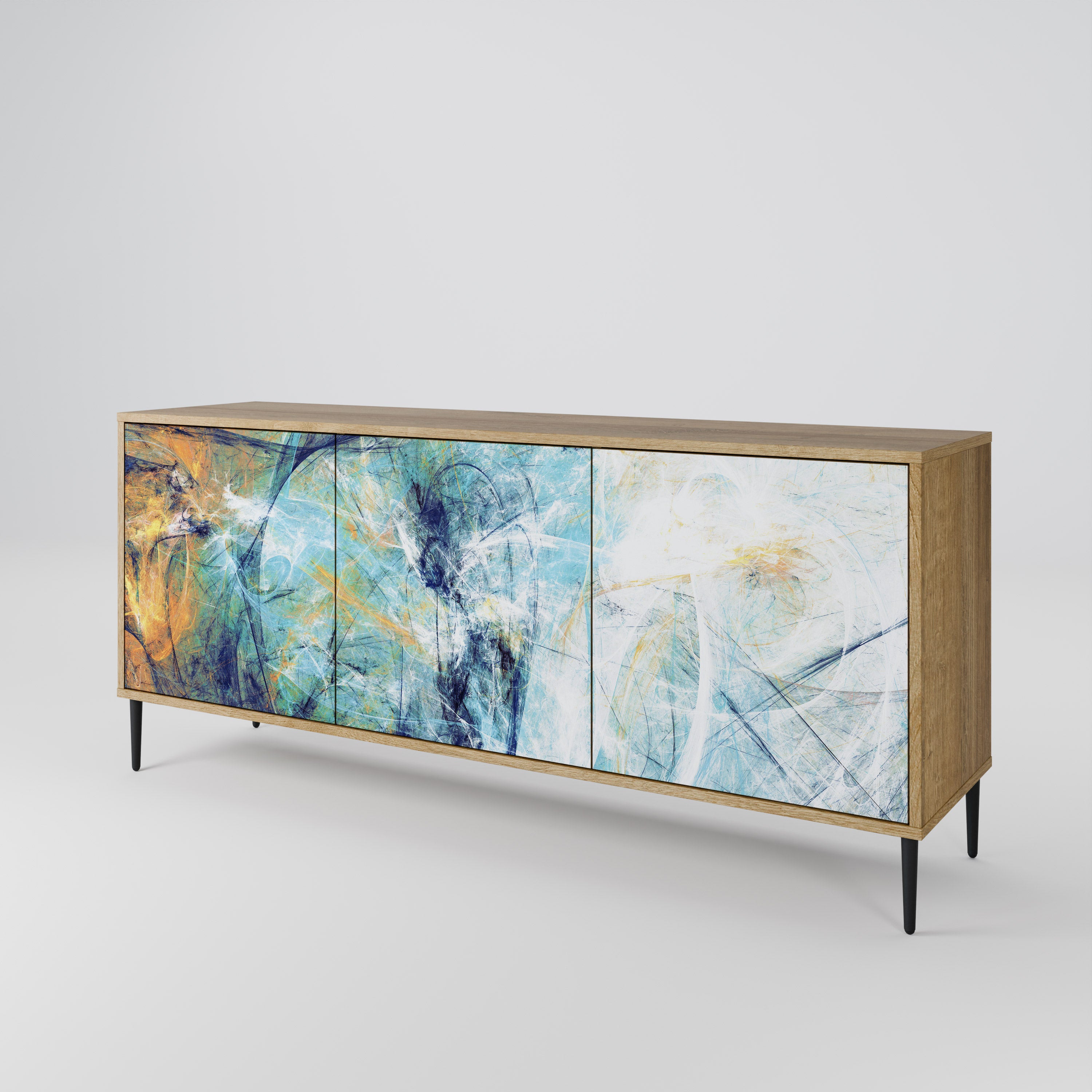 ABSTRACT THOUGHTS 3-Door Sideboard