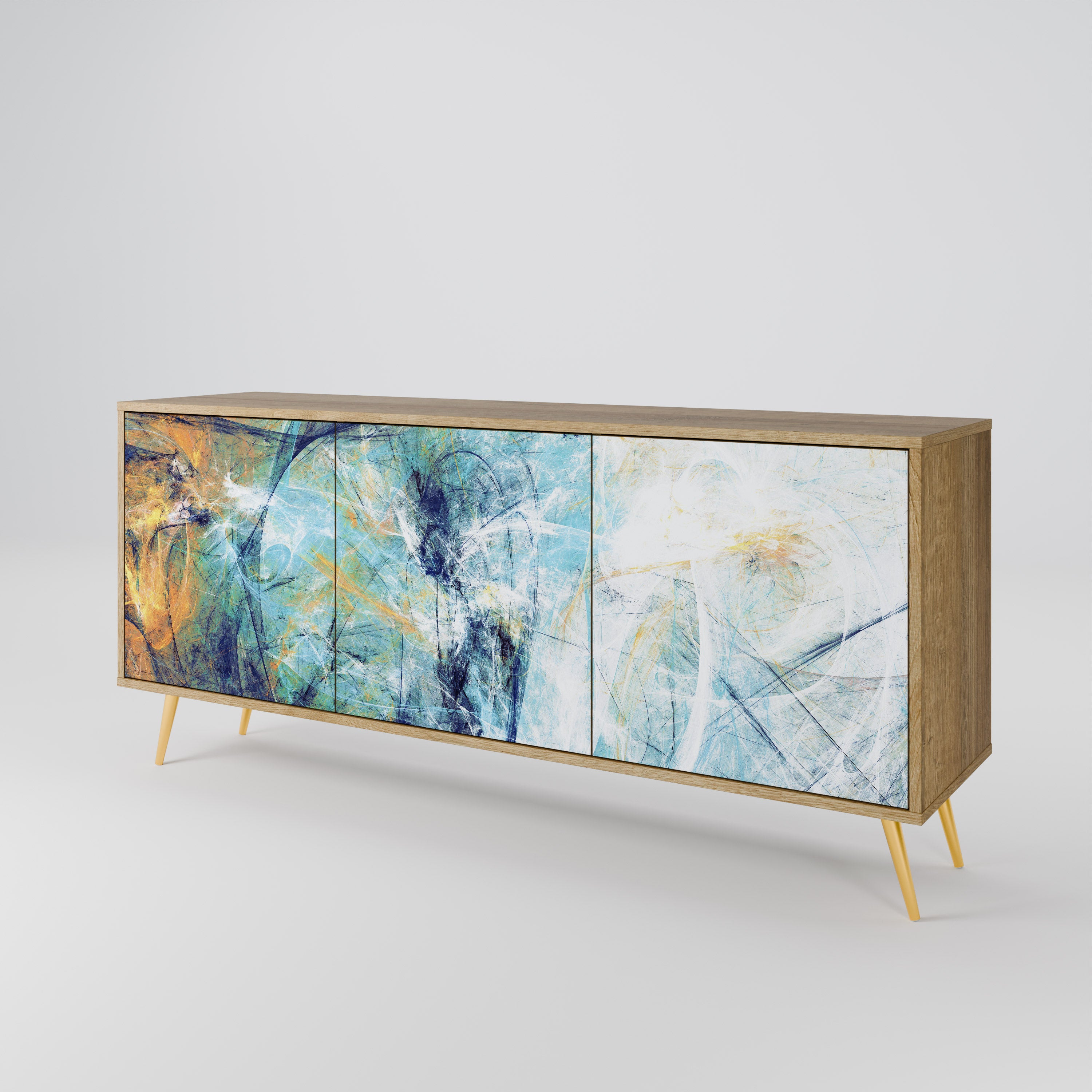 ABSTRACT THOUGHTS 3-Door Sideboard