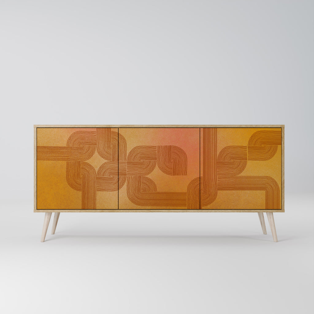 STRENGTHENING RELATION Třídveřová komoda