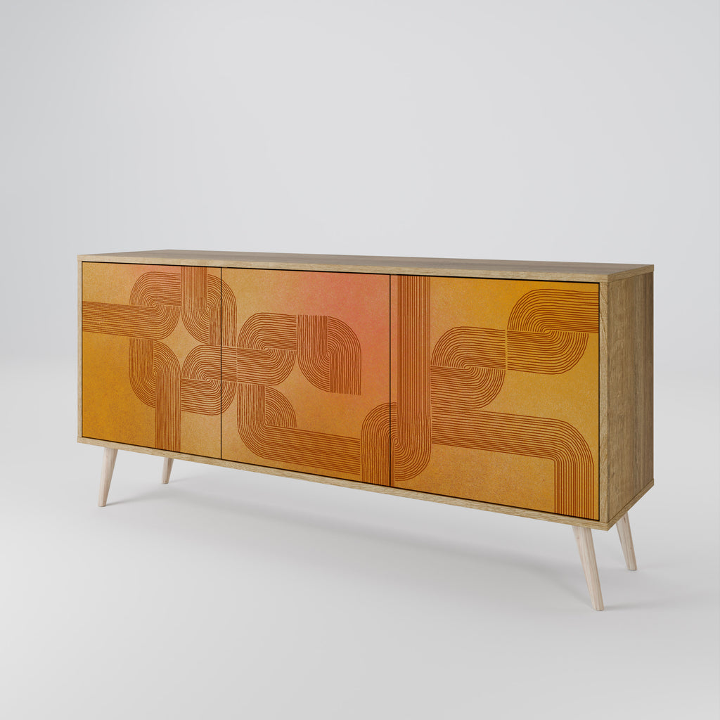 STRENGTHENING RELATION Třídveřová komoda