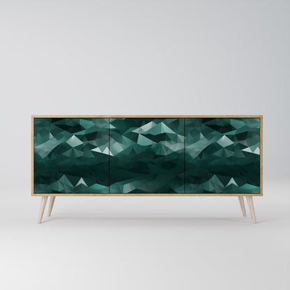 POLYGONAL FLOATING Třídveřová komoda