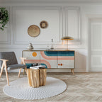 TWO HALVES Třídveřová komoda