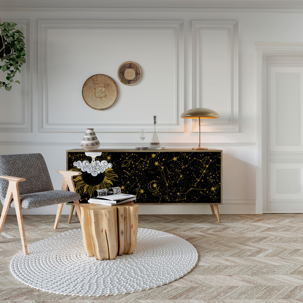 STELLAR CONSTELLATIONS Třídveřová komoda