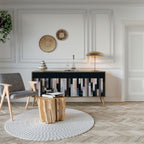 COLLAGE OF RECTANGLES 3-Door Sideboard