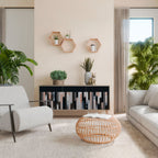 COLLAGE OF RECTANGLES 3-Door Sideboard