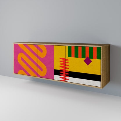 VIVID ART Třídveřová komoda