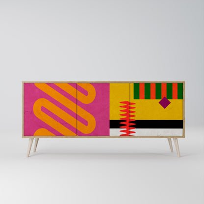 VIVID ART Třídveřová komoda