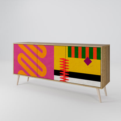 VIVID ART Třídveřová komoda