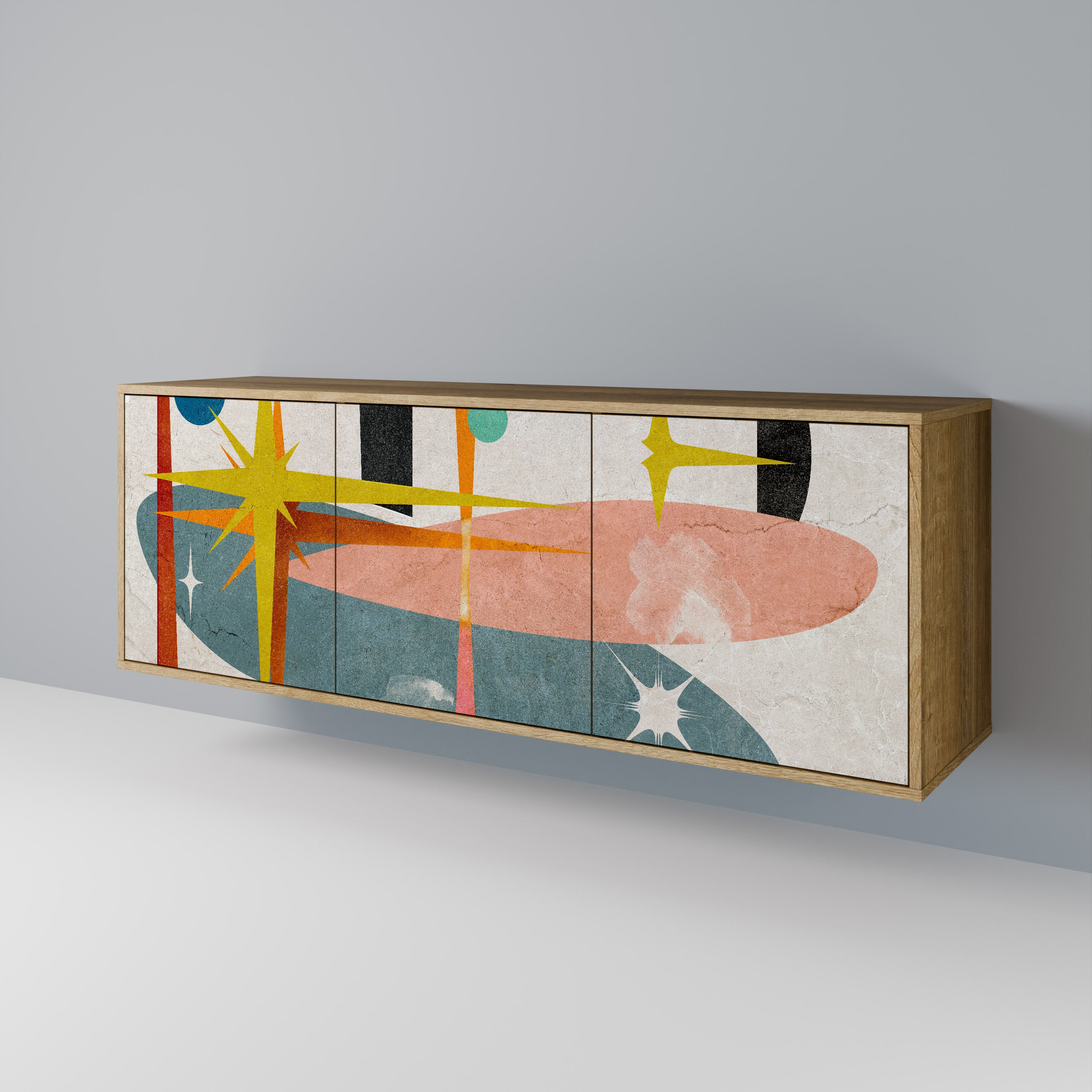 INTERSTELLAR VIBES 3-Door Sideboard