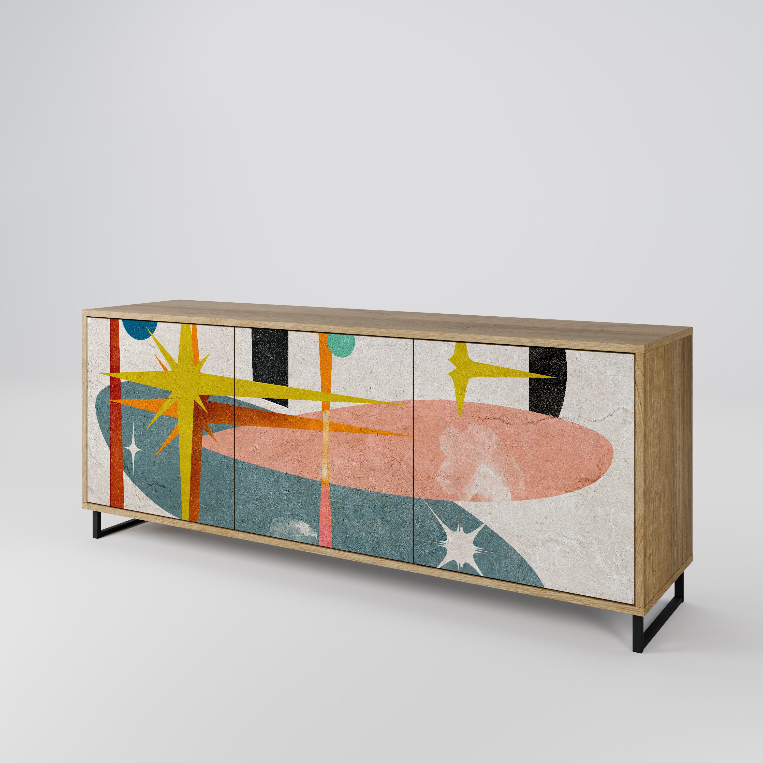 INTERSTELLAR VIBES 3-Door Sideboard