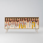 COLORFUL STRINGS 3-Door Sideboard