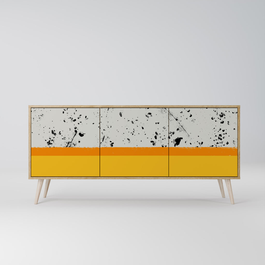 DYED BY ORANGE 3-Door Sideboard