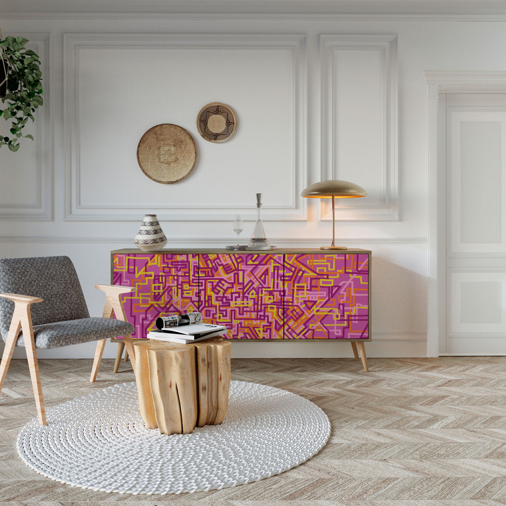 LOVELY MEMORIES Třídveřová komoda