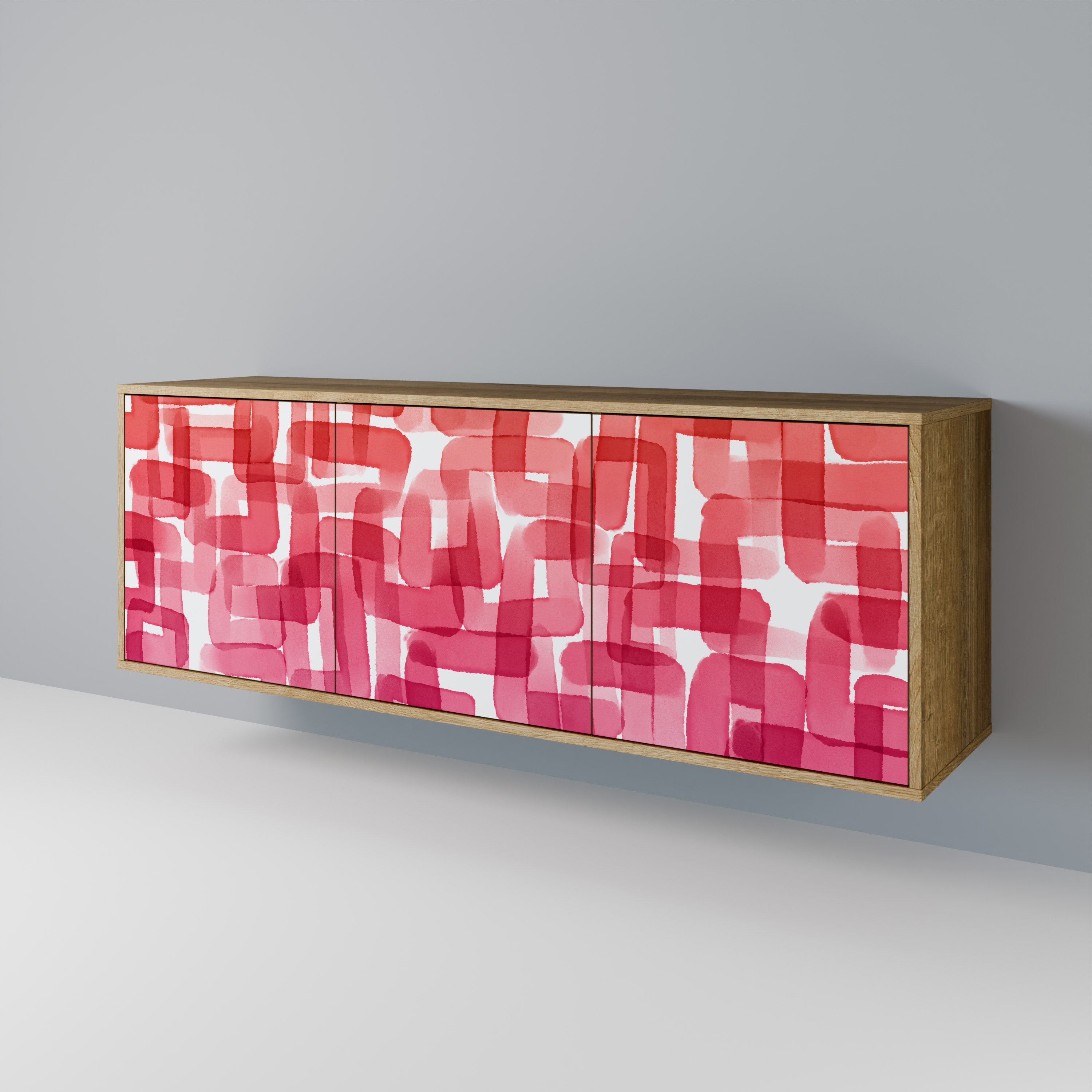 KALEIDOSCOPIC CUBISM 3-Door Sideboard